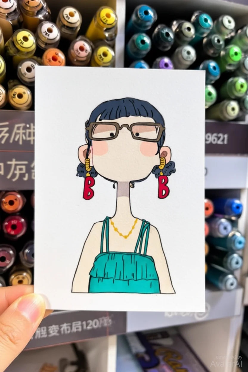 Avatar Style - Marker Card Chibi